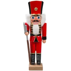 HODREWA Nussknacker<Nussknacker "Husar" Rot, 27Cm