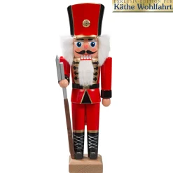 HODREWA Nussknacker<Nussknacker "Husar" Rot, 27Cm