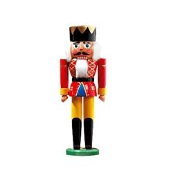 HODREWA Nussknacker<Nussknacker "Konig" Rot, 20Cm