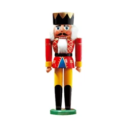 HODREWA Nussknacker<Nussknacker "Konig" Rot, 24Cm