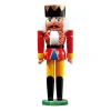 HODREWA Nussknacker<Nussknacker "Konig" Rot, 30Cm