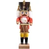 HODREWA Nussknacker<Nussknacker "Trommler", Rot/Lasiert, 30 Cm