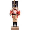 HODREWA Nussknacker<Nussknacker "Trommler", Rot/Lasiert, 20,5 Cm