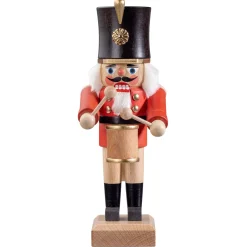 HODREWA Nussknacker<Nussknacker "Trommler", Rot/Lasiert, 20,5 Cm