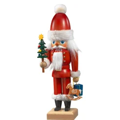 Christian ULBRICHT Nussknacker<Nussknacker "Weihnachtsmann" Rot, 32Cm