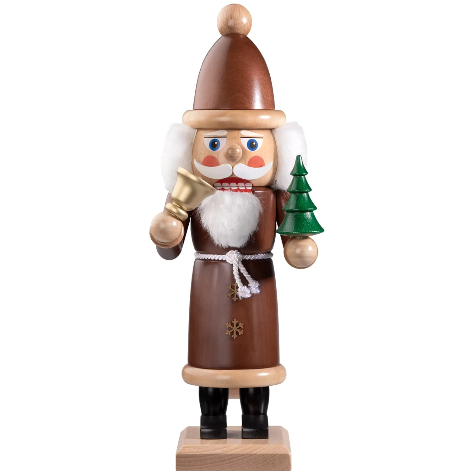 HODREWA Nussknacker<Nussknacker "Weihnachtsmann", Braun/Lasiert