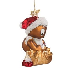 Poesie in Glas Baumschmuck Aus Glas<Pittiplatsch Als Weihnachtsmann