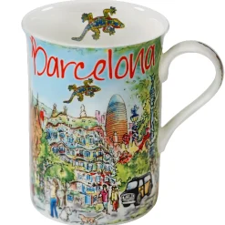 Käthe Wohlfahrt Tischdeko<Porzellan-Tasse "Barcelona"