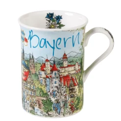 Käthe Wohlfahrt Bayern Motive<Porzellan-Tasse "Bayern"