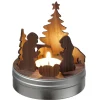 designimdorf Krippen Und Krippenfiguren<Schachtelgeschichte "Himmelsknabe", Krippenszene
