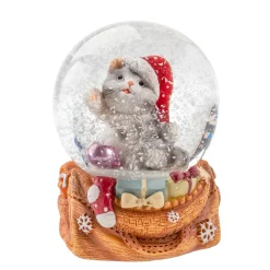 Käthe Wohlfahrt Schneekugeln<Schneekugel "Weihnachtskatze"