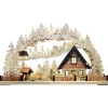 RATAGS Holzdesign Schwibbögen<Schwibbögen "Waldidylle", 230V Mit Usb A-Anschluss