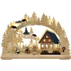 RATAGS Holzdesign Schwibbögen<Schwibbögen "Weihnacht In Seiffen", 115V Mit Usb A-Anschluss