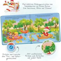 Trötsch Verlag Spielzeug<Soundbuch "Was Horst Du Da? - Sandmannchen"