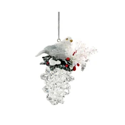 Käthe Wohlfahrt Baumschmuck Aus Acrylglas<Tannenzapfen Mit Vogelnest