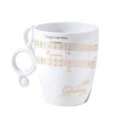 Meissen Porzellan Tischdeko<Tasse "Beethoven"