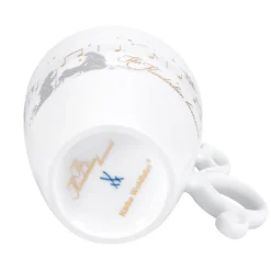 Meissen Porzellan Tischdeko<Tasse "Ihr Kinderlein Kommet"