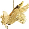 Käthe Wohlfahrt Baumschmuck Aus Messing<Taube, Vergoldet