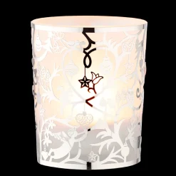 Käthe Wohlfahrt Kerzen & Teelichthalter<Teelichtglas "Waldweihnacht", Silber