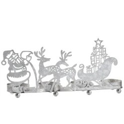 Käthe Wohlfahrt Kerzen & Teelichthalter<Teelichthalter "Rentierschlitten", Silber