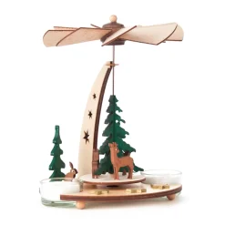 Käthe Wohlfahrt Pyramiden<Teelicht-Pyramide "Waldtiere"
