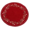 Käthe Wohlfahrt Tischdeko<Tischdecke "Mistel" R 20 Cm