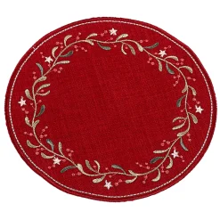 Käthe Wohlfahrt Tischdeko<Tischdecke "Mistel" R 20 Cm