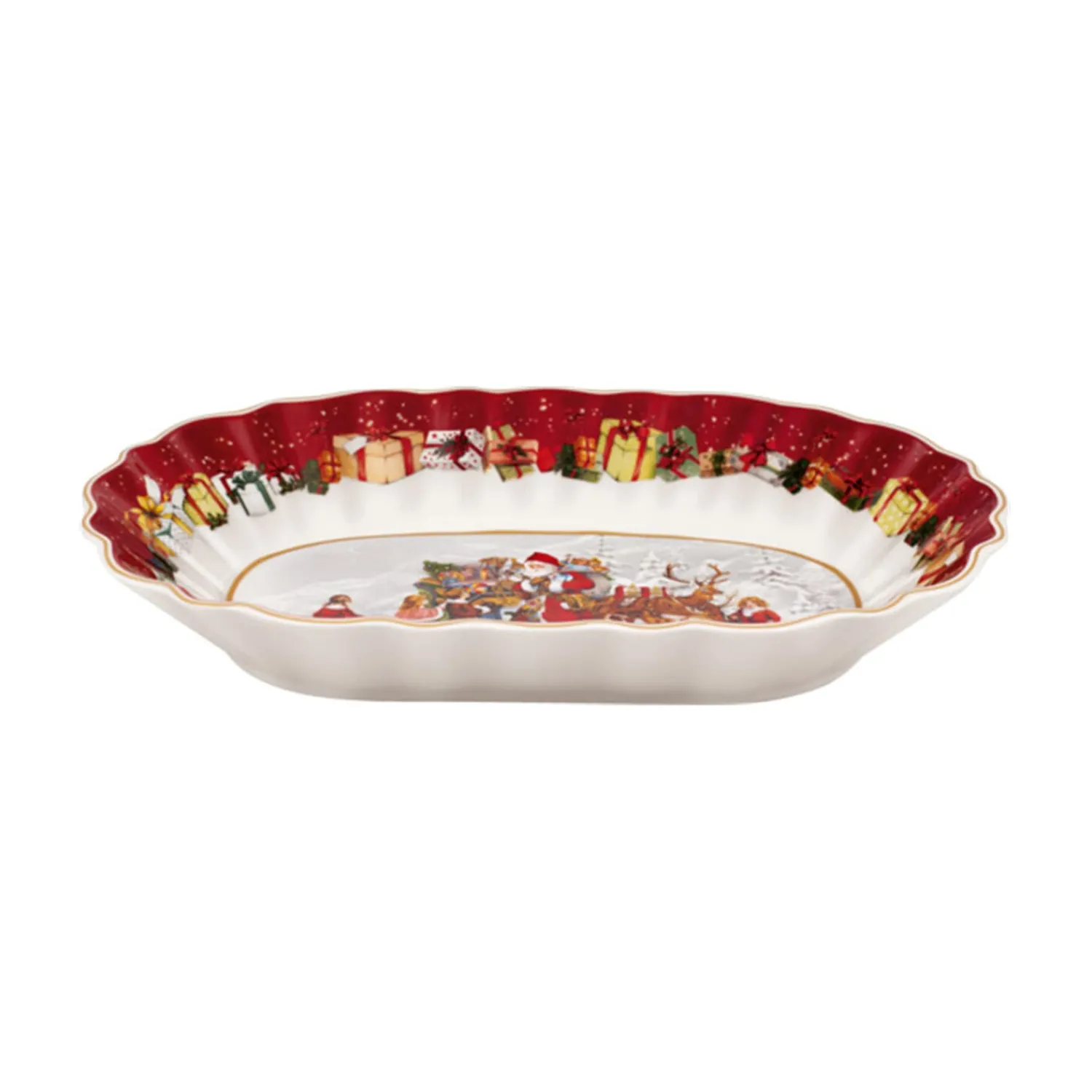 Villeroy & Boch Tischdeko<Toy'S Fantasy Grose Schale Oval, Santa Und Kinder