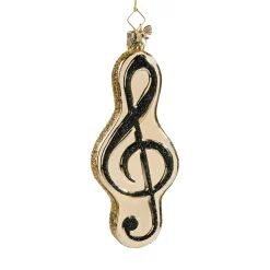 Poesie in Glas Baumschmuck Aus Glas<Violinschlussel