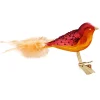 Poesie in Glas Baumschmuck Aus Glas<Vogel Orange/Pink
