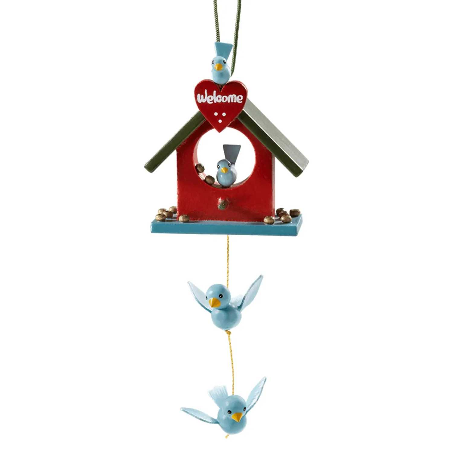 Käthes Original Baumschmuck Aus Holz<Vogelhaus "Welcome"