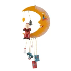 Käthes Original Baumschmuck Aus Holz<Weihnachtsmann Im Mond