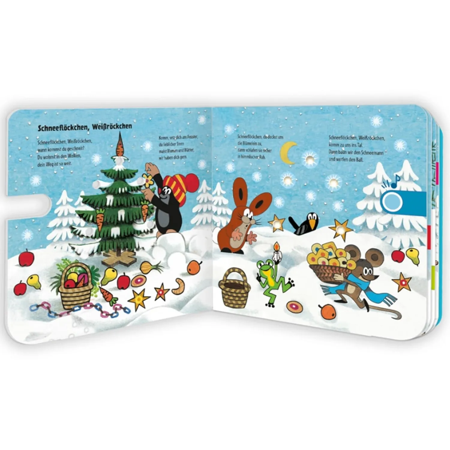 Trötsch Verlag Spielzeug<Weihnachts-Soundbuch "Der Kleine Maulwurf"
