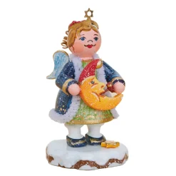 Hubrig Volkskunst Hubrig Miniaturen<Winterkinder Himmelskind "Im Mondschein"