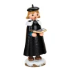 Hubrig Volkskunst Hubrig Miniaturen<Winterkinder Kurrendenmadchen Mit Buch