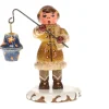 Hubrig Volkskunst Hubrig Miniaturen<Winterkinder Madchen Mit Sternhimmellampion