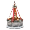 Hubrig Volkskunst Hubrig Miniaturen<Winterkinder Stadtbrunnen, Elektrisch Beleuchtet